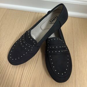 Cliffs by White Mountain Studded Loafers Flats Black Size 6.5 NWT
